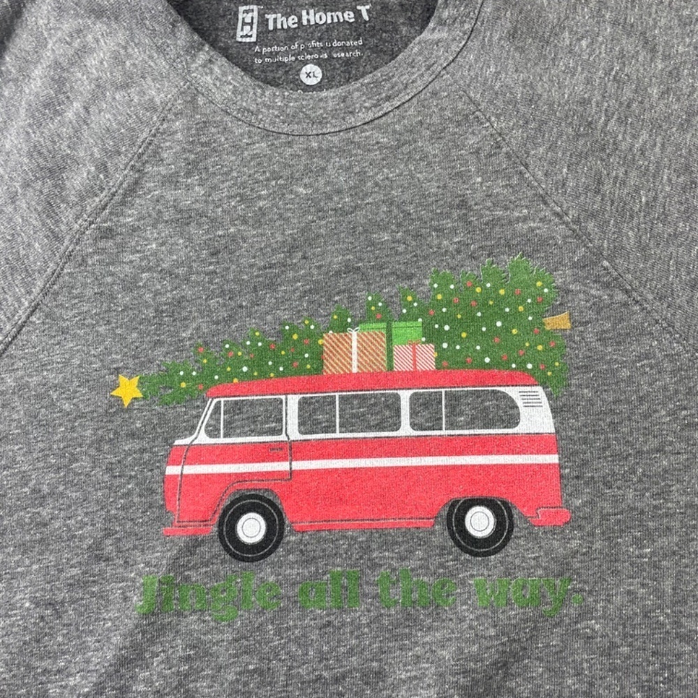 The Home T Christmas Themed Pullover Sweatshirt Women's Size XL - Picture 2 of 6